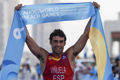 Kevin Viñuela es uno de los referentes nacionales del triatlón. TOSIDIS