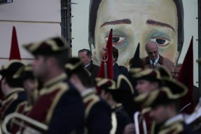 Agrupación musical de Santa Marta y Sagrada Cena, durante el Rosario de la Pasión.