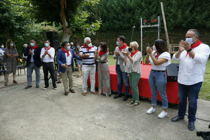 La secretaria de igualdad del PSOE ha participado en la Fiesta de la Rosa. FERNANDO OTERO PERANDONES