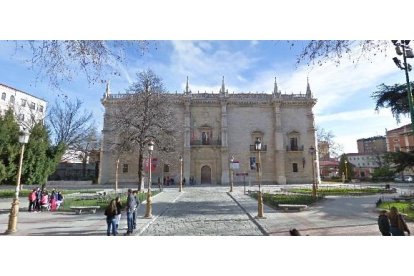 Vista de Santa Cruz, en Valladolid, desde Google Maps. GOOGLE MAPS