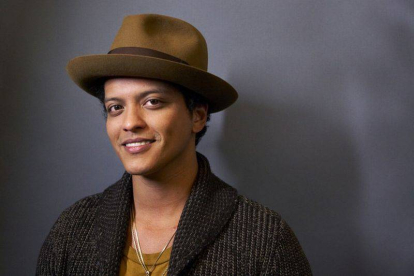 5. El cantante Bruno Mars.