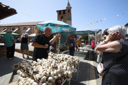 Santa Marina del Rey celebra la Feria del Ajo. RAMIRO