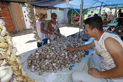 Santa Marina del Rey celebra la Feria del Ajo. RAMIRO