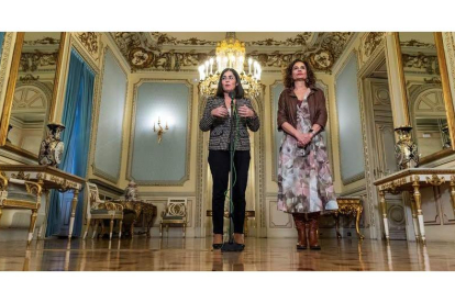 Las ministras de Hacienda y de Política Territorial, María Jesús Montero y Carolina Darias.