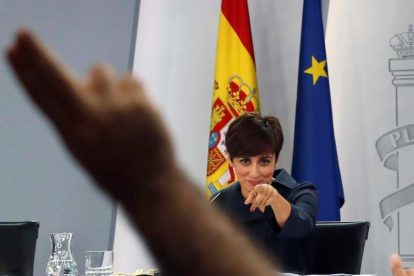 La ministra de Política Territorial y portavoz del Gobierno, Isabel Rodríguez, acudirá a la cita. JAVIER LIZÓN