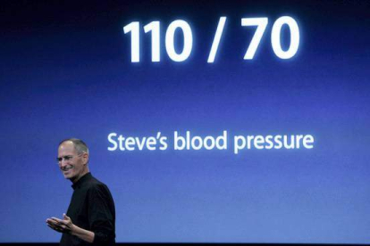 Steve Jobs desmiente rumores sobre su mal estado de salud en el 2008. Foto: AP / Paul Sakuma