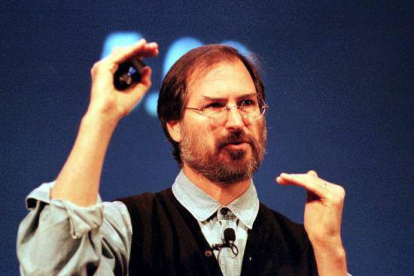 Steve Jobs, en 1997, un año después de volver a tomar las riendas de Apple.