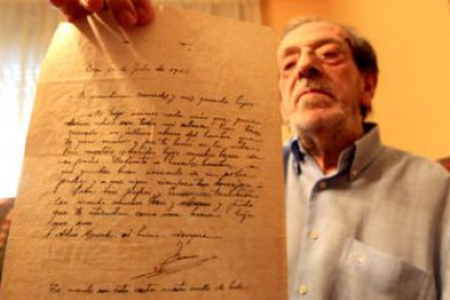 La última carta que Juan García Arias escribió a su mujer en los sótanos de San Marcos tiene la letr