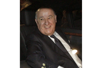 El magnate Amancio Ortega el día de la boda de su hija Marta en marzo de 2012.