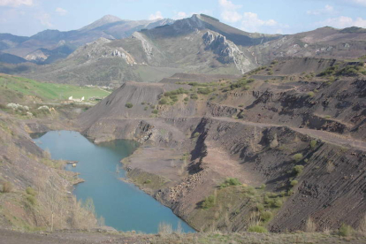 Una de las minas de León donde hay grandes reservas de gas. CASTRO