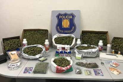Tres detenidos por una plantación de marihuana en Corbera de Llobregat que daba 300.000 euros al año