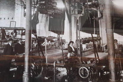 Fábrica de Mantas de Demetrio Casañe. Palencia en 1908. LUIS R. ALONSO
