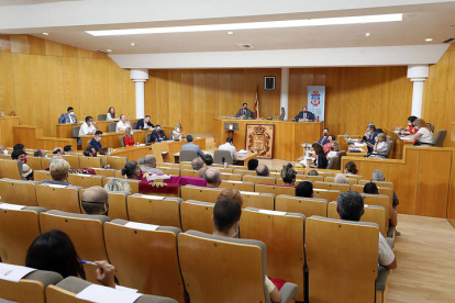 Imagen de un pleno del Ayuntamiento de San Andrés.