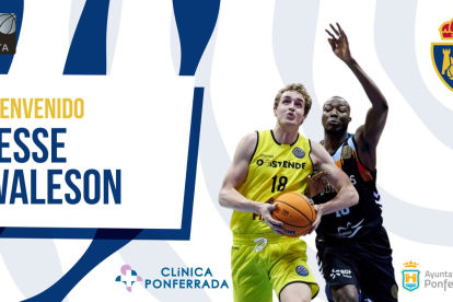 Jesse Waleson se incorpora al Clínica Ponferrada-SDP. DL