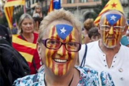 La movilización por la independencia de Cataluña, en imágenes