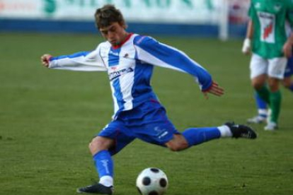 Jonatan Valle logró el domingo su primer gol en su nueva etapa como blanquiazul.