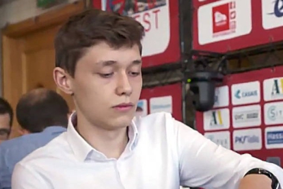 El ajedrecista ruso Andrey Esipenko. REDACCIÓN