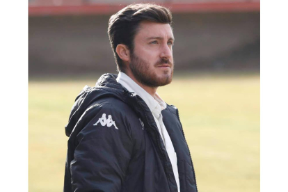 Israel Martínez, técnico del Júpiter Leonés. MARCIANO PÉREZ