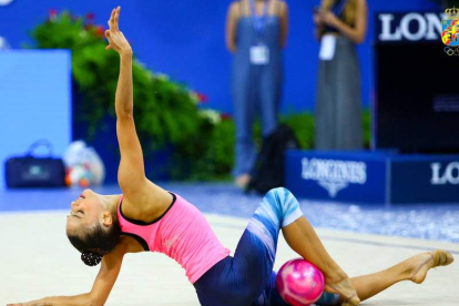 Sara rindió a un alto nivel en la primera jornada del Mundial. DL