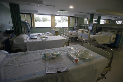 Una de los servicios médicos del Hospital de León. RAMIRO