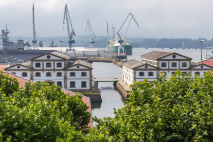 Vistas de la ciudad de Ferrol. DL.