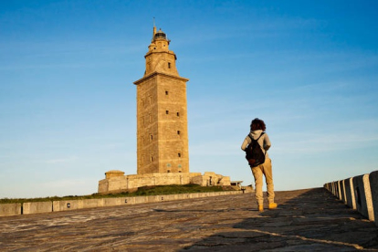Torre de Hércules en La Coruña. DL.