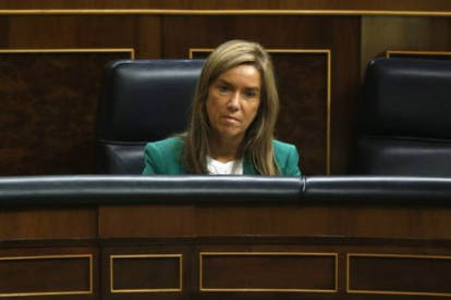 Ana Mato, en el Congreso, durante una sesión de control el pasado octubre.