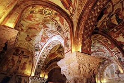Los frescos del Panteón Real son los protagonistas del documental «La dama del pórtico»
