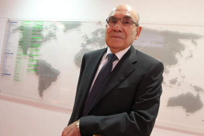 Aureliano Fernández en una imagen tomada en Cupa Group. ANA F. BARREDO