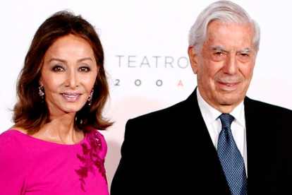 Isabel Preysler y Mario Vargas Llosa en una imagen de archivo. PAOLO AGUILAR EFE