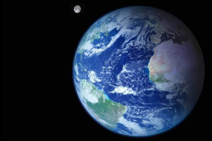Foto de la Tierra vista desde el espacio. EFE