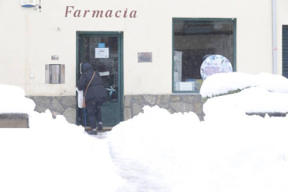 La nieve y el frío son siempre habituales en invierno en Villamanín