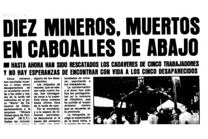 Portada de Diario de León tras la tragedia. DL