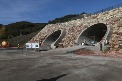 Un momento de la evolución del túnel de Pajares. ARCHIVO