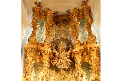 Detalle del retablo de la iglesia de los Capuchinos. BRUNO MORENO