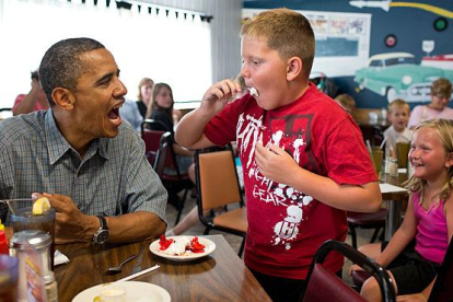 Una fotografía de entre la colección de favoritas de Pete Souza el fotógrafo oficial de la Casa Blanca.