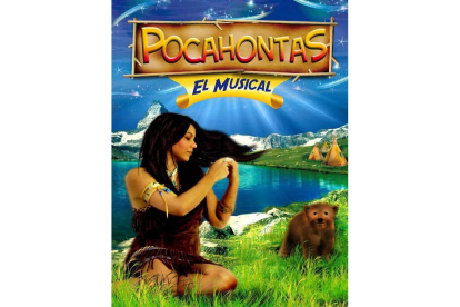 Cartel publicitario del espectáculo 'Pocahontas'