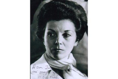Foto dedicada de Eva Perón. EFE