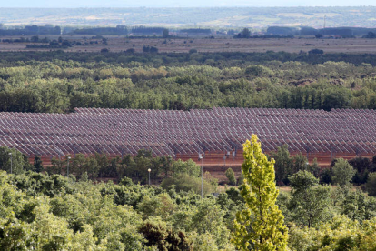 Instalaciones de un parque solar, en imagen de archivo. RAMIRO