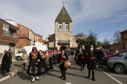 La procesión de San Antón fue uno de los actos centrales. FERNANDO OTERO