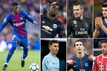 Dembelé, Pogba, Bale, Morata, Laporte, Di María y Tolisso, fichajes millonarios suplentes en la ida de los octavos de la Champions.