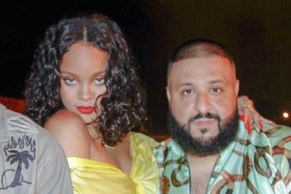 DJ Khaled, junto a Rihanna.