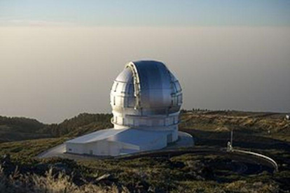 El Gran Telescopio Canarias.