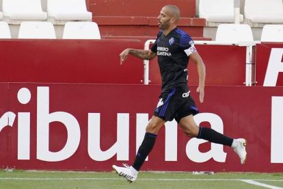 Yuri se estrenó en la presenta campaña con su gol en Albacete. ALBA LÓPEZ