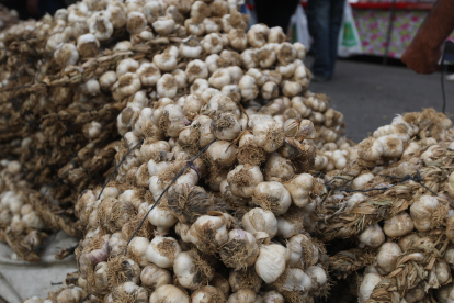 Pila de ristras de la feria de 2009. NORBERTO