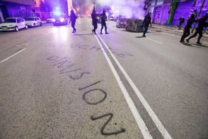 Disturbios en Burgos. SANTI OTERO