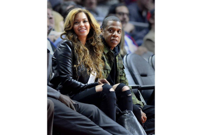 Jay Z y su mujer Beyonce. PAUL BUCK