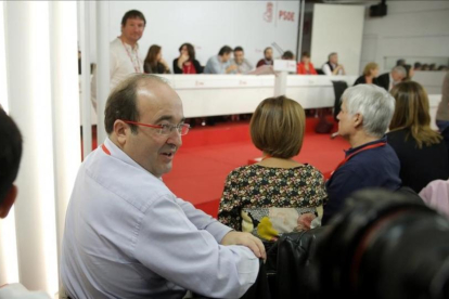 Iceta, en el último comité federal del PSOE, el pasado 23 de octubre.