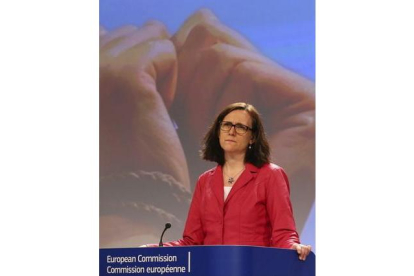 La comisaria europea de Interior, Cecilia Malmström.