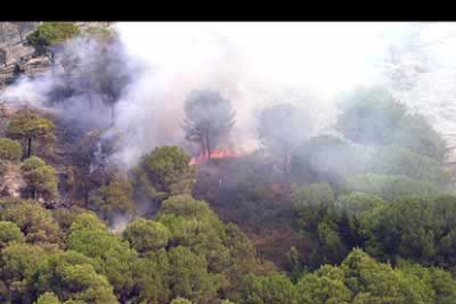 1.300 hectáreas han ardido en el que ya se considera el mayor incendio registrado en la comunidad este año. Sin embargo, la cuenta más grave se saldaba con cinco personas muertas por intoxicación.